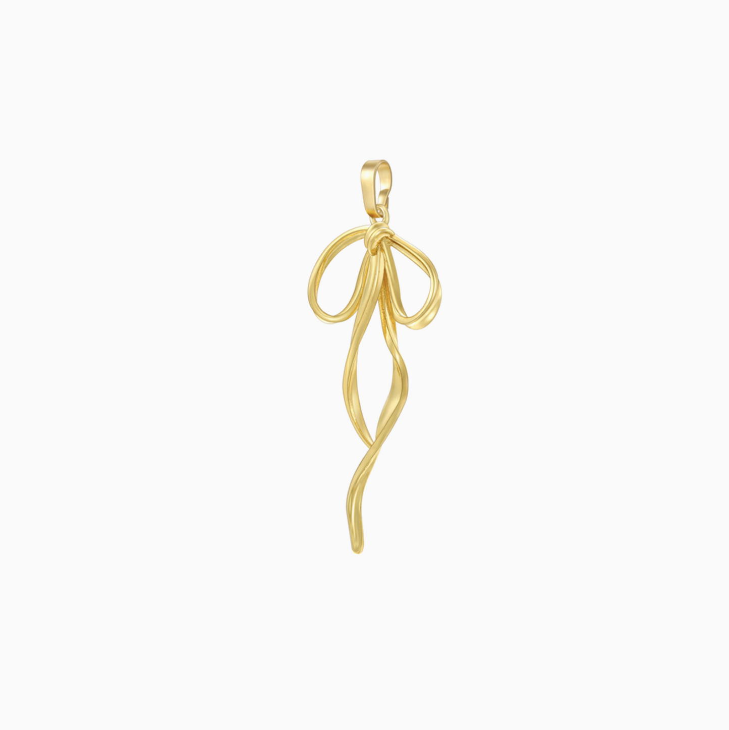 18k Ribbon Charm